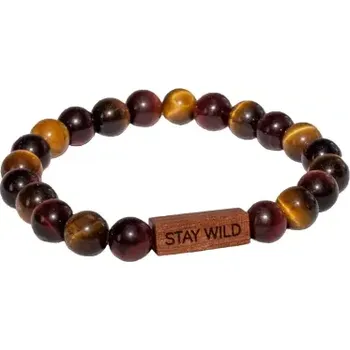 Šperk BeWooden Náramek Stay Wild - S (16 - 17 cm)