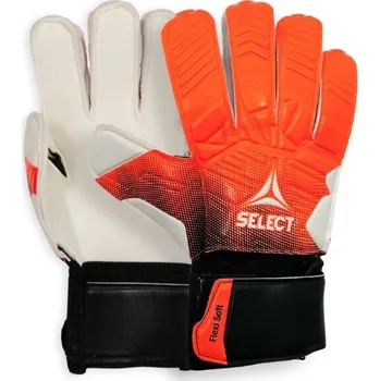 Brankářské rukavice Dětské brankářské rukavice Select GK GLOVES 44 FLEXI SOFT 6 Oranžová, Černá, Bílá