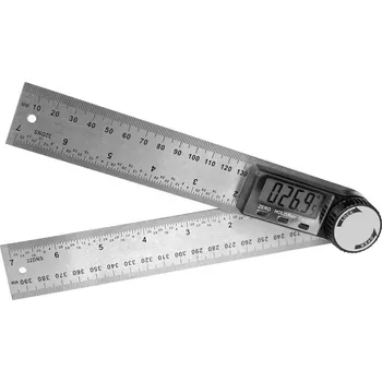 Dílna Brüder Mannesmann M81220 digitální úhloměr 200 x 200 mm, 360 °