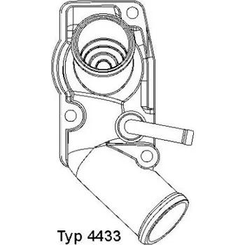 Autodíl Termostat, chladivo BorgWarner (Wahler) 4433.92D