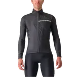 Castelli pánská cyklistická větrovka Squadra Stretch, Light Black/Dark Gray - L