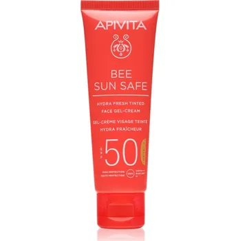 Sluneční brýle Apivita Bee Sun Safe Hydra Face Tinted Gel-Cream SPF50 tónovaný gel krém SPF 50 50 ml