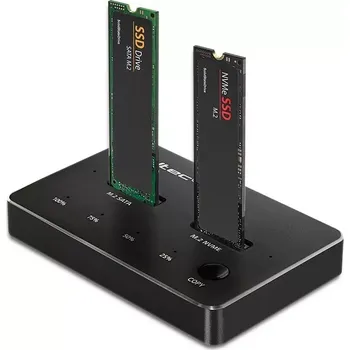 Dockovací stanice na SSD M.2 | NVMe | SATA | USB-C | Dual 2 x 2TB