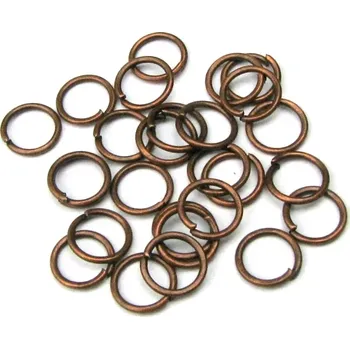 Materiál na výrobu šperku Spojovací kroužky SM 6/0,6 mm, 50 ks