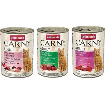 Krmivo pro kočku ANIMONDA Cat Carny Adult Mix příchutě 12x400g