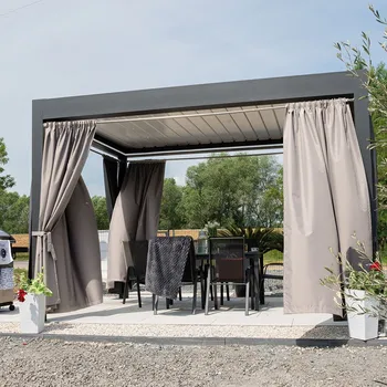 Venkovní závěs Moana - šedo/béžový 210 x 145