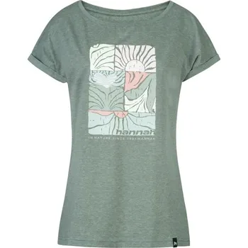 Dámské tričko Hannah CHILLI 38 Světle zelená, Mix