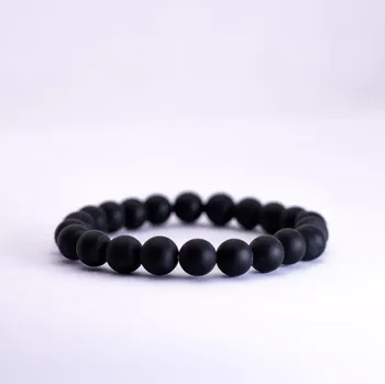 Náramek Náramek z minerálů - Matný Onyx