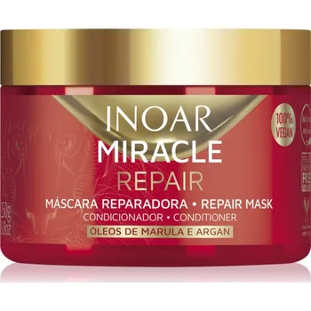Vlasová regenerace INOAR Miracle Repair regenerační maska pro suché a poškozené vlasy 250 g