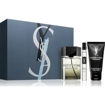 Pánský parfém Yves Saint Laurent La Nuit de L'Homme Yves Saint Laurent La Nuit de L'Homme toaletní voda 100 ml + toaletní voda 10 ml + parfémovaný sprchový gel 50 ml
