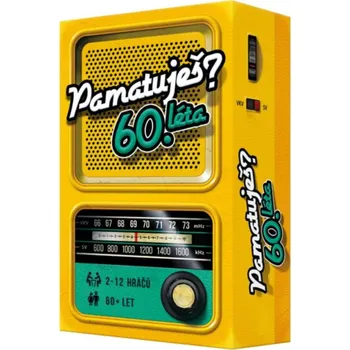 Desková hra Pamatuješ 60. léta? - vtipná party hra pro 60+