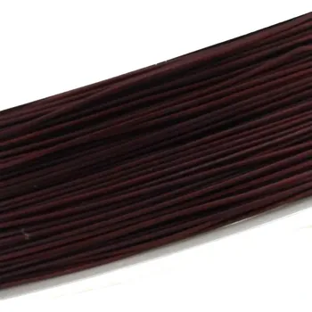 Materiál na výrobu šperku Ocelové lanko hnědé 0,45 - 5 m, II. jakost