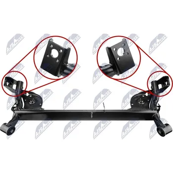 Zavěšení kol Tělo nápravy NTY ZRZ-RE-016