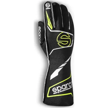 Rukavice Závodní rukavice Sparco Futura s homologací FIA, Barva: černo-žlutá, Velikost: 11