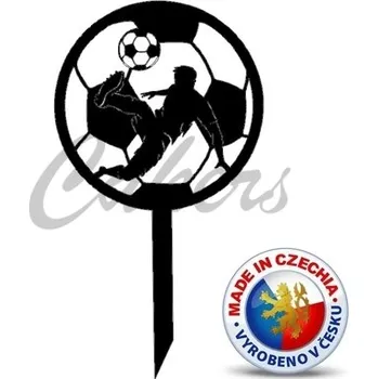 Jedlá dekorace na dort Zápich do dortu - Fotbalový míč 2