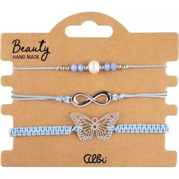 Náramek ALBI Náramky - Modrý motýl