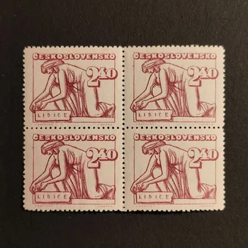 Sběratelství Čtyřblok ČSR, 2,40 Kčs, Pof.455**