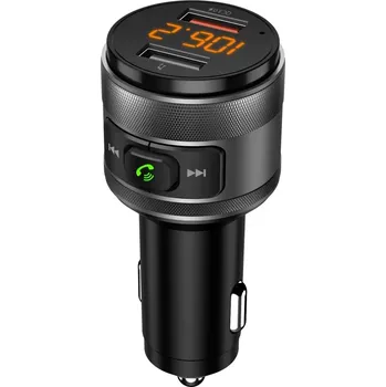 FM transmitter FM transmitter s Bluetooth, USB a LED displejem