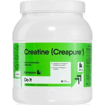 Sport Kompava Creatine Creapure podpora správného fungování organismu vegan 500 g