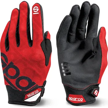 Pracovní rukavice Rukavice pro mechaniky Sparco Meca-3, Barva: červená, Velikost: 12