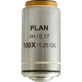 Objektiv Levenhuk MED 100x Rovinný achromatický objektiv s korekcí na nekonečno