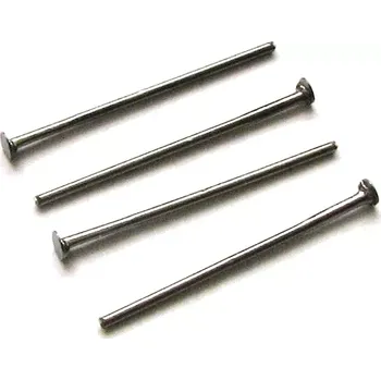 Materiál na výrobu šperku Ketlovací nýty gunmetal 20mm - 50 ks