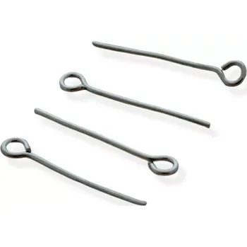 Materiál na výrobu šperku Ketlovací jehly platinová úprava 20mm - 50 ks