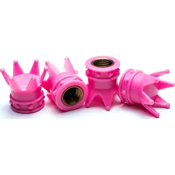 ventilky Čepičky ventilků - růžové korunky