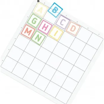 Robot Blue-Bot® & Bee-Bot® podložka průhledná 6x6 s kapsami Primo Toys SPT-TRANSP_MAP_6X6