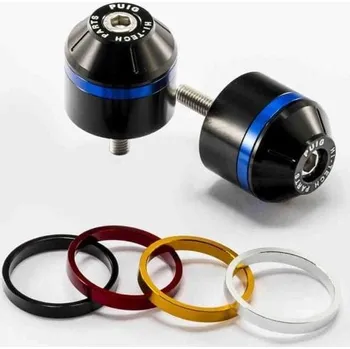 Chránič řídítek pro čtyřkolku Závažíčka řidítek PUIG SHORT WITH RING 8157N včetně barevných kroužků 8157N