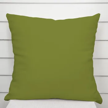 Povlak na dekorativní polštářek Dekorační povlak na polštář Rongo RG-095 Olivově zelený 50 x 60 cm
