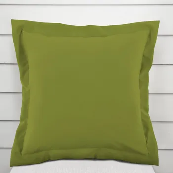 Povlak na polštářek Dekorační povlak na polštář s lemem Rongo RG-095 Olivově zelený 50 x 50 cm