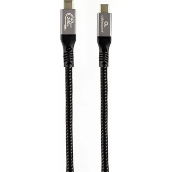 Datový kabel Gembird CCBP-USB4-CMCM240-1.5M USB-C typ 4 40 Gb/s 240W, 1,5m