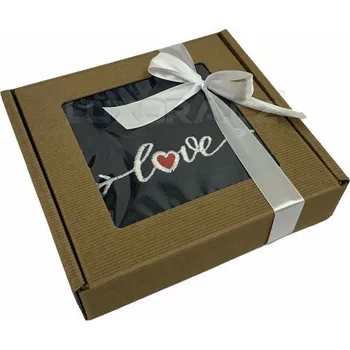 Utěrka Ručník s výšivkou Love,dk