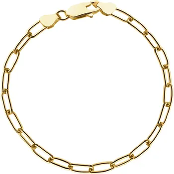 Náramek Zlatý náramek - paper clip - AP541-5791