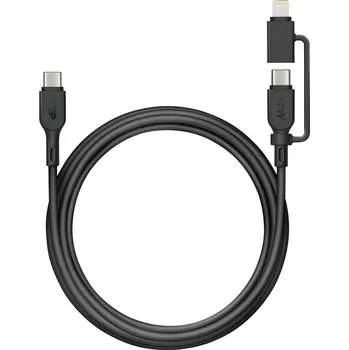 Mobilní telefon GP USB kabel USB-C®, Apple Lightning konektor 1.50 m černá GPCBCXBPBKUSB964