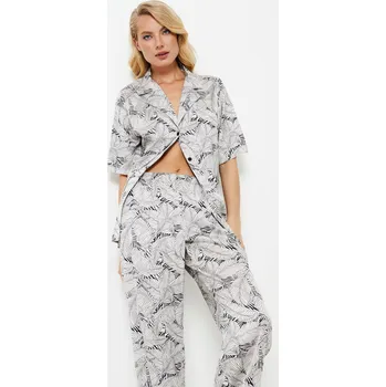 Dámské pyžamo TIMO Aruelle | Dámské pyžamo s košilí Klaudie - L / 60