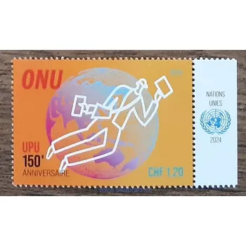 Sběratelství OSN Ženeva ** 150 let UPU, R. 2024