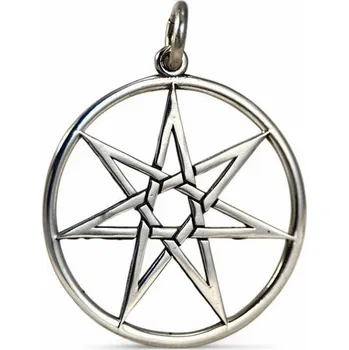 Přívěsek Drakkaria ELFSKÁ HVĚZDA ŠTESTÍ, stříbrný přívěsek, Ag 925