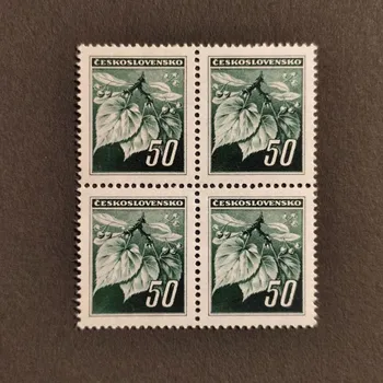 Sběratelství Čtyřblok ČSR, 50 h, Pof.374**