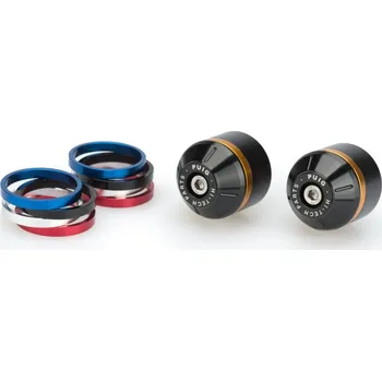 Chránič řídítek pro čtyřkolku Závažíčka řidítek PUIG SHORT WITH RIM 20611N včetně barevných kroužků 20611N