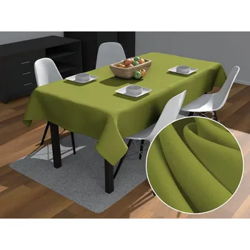 ubrus Dekorační obdélníkový ubrus Rongo RG-095 Olivově zelený 50x100 cm