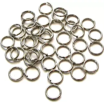 Materiál na výrobu šperku Spojovací kroužky PT 6/0,6 mm - 50 ks