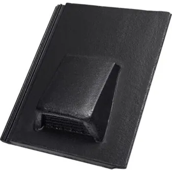 betonová krytina Taška odvětrávací BMI BRAMAC Tegalit protector – ebenově černá