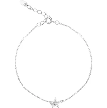 Náramek Stříbrný náramek se zirkony - hvězda - AP531-1843