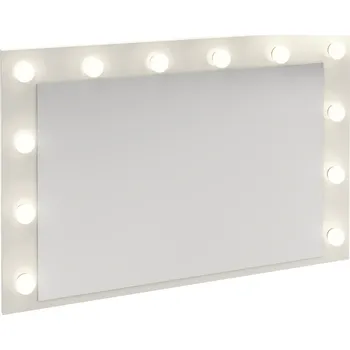 Toaletní stolek Nábytek PEGAS s.r.o. Zrcadlo s osvětlením REL LS, Bílá