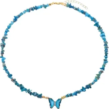 Náhrdelník Amparo Miranda® Náhrdelník s motýlem 3125, Barva tyrkysová