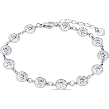 Náramek biju Náramek z chirurgické oceli kolečka se zirkony 2002612