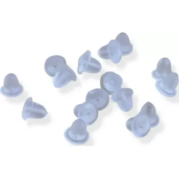 Materiál na výrobu šperku Silikonová zarážka 3x5 mm - 50 ks