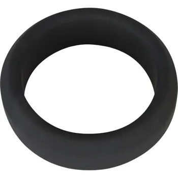 Černý samet - silný penisový kroužek (3,8 cm) - černý